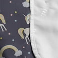 thumbnail image 4 of Unicorn Party Microwave Oven Cover, Dreamy Cartoon Pattern with Rainbows Stars and Horse, Water Resistant Organizer with Pockets for Kitchen, 36" x 12", Multicolor, by Ambesonne, 4 of 4