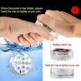thumbnail image 3 of 4 Pcs Submersible LED Light with Remote Control Color Changing Lighting for Water Feature Vase Base, Spa, Aquarium, Pond, Pool, Garden, 3 of 5