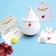 thumbnail image 3 of White Para creativo Santa Claus Led luz nocturna de silicona Pat Light para bebés niños dormitorio regalo de Navidad, 3 of 5