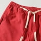 thumbnail image 5 of Pantalones largos de algodón para hombre, con cordón ajustable, informales, de color liso, lavados, de pierna recta, para exteriores, de algodón, 5 of 5