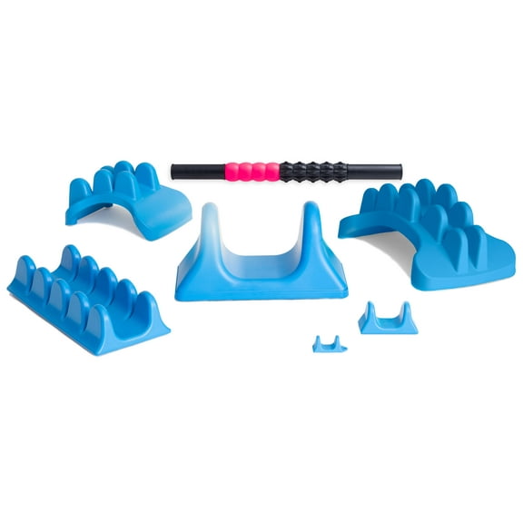 PSO-Everything Manual Psoas Release Tool, Back Massager Bundle, Neck and Mini Massager Tool Set, Ocean Blue
