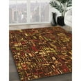 thumbnail image 3 of Ahgly Company Machine Washable Indoor Rectangle Transitional Sedona Brown Area Rugs, 7' x 10', 3 of 7