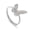 Silver, variant on Rose Gold Butterfly Open Band Ring for Women, Delicate Wing Statement Ring with Soft Sparkle
