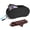 Black, variant on Fintie Double Sunglasses Case – Soft Portable Eyeglasses Pouch with Carabiner Clip, Dual Zipper Compartments for Men & Women, Dark Blue