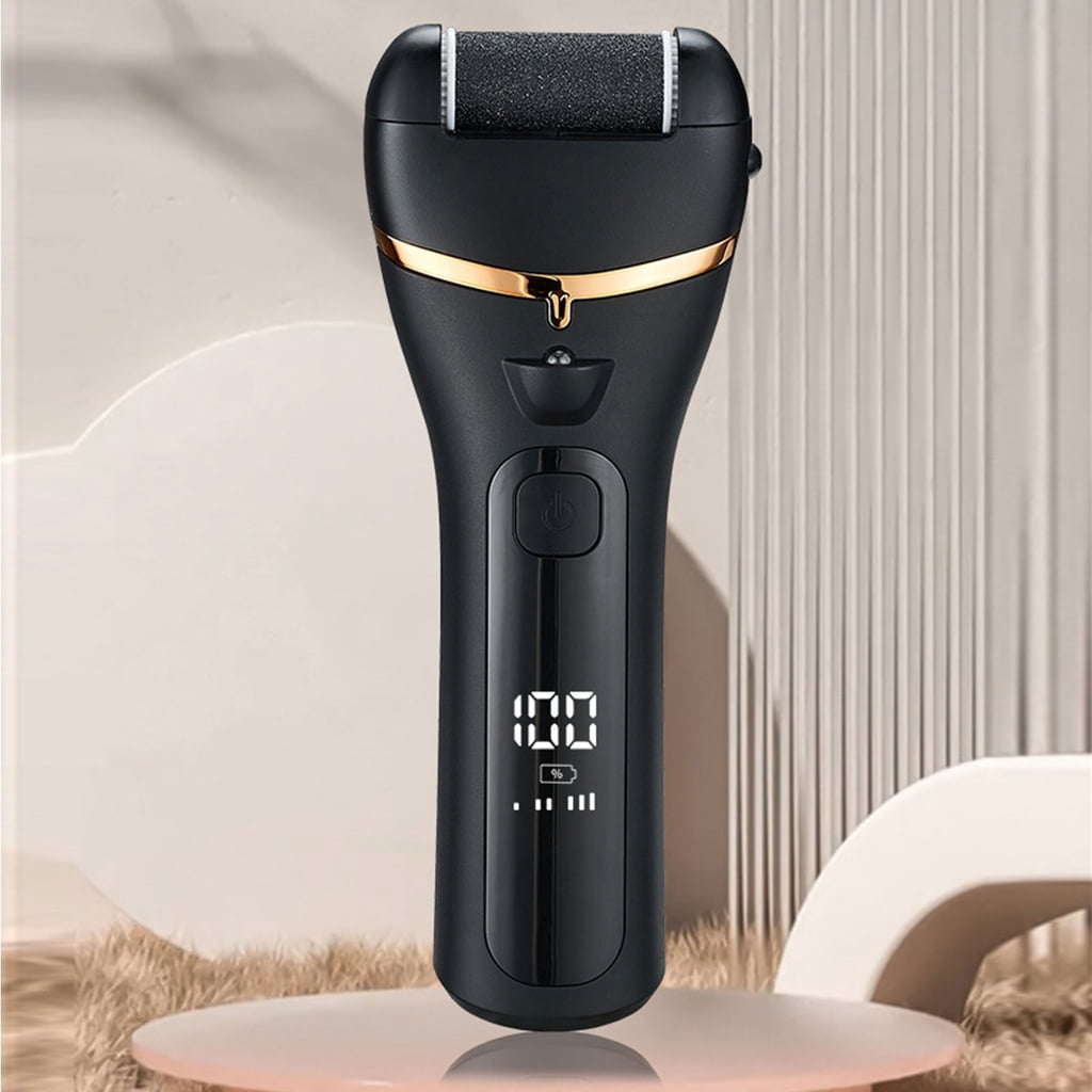 LED Power Display Foot Sander Adjustable Speeds Rechargeable Operation
