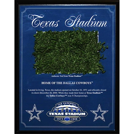 Steiner Sports TEXAPLU000000 Texas Stadium Game Used Turf Plaque - 1996-2008