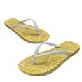 thumbnail image 6 of Psesaysky Yellow Lemon Printed Flip Flops for Women Girls Comfort Durable Versatile Sandals for Indoor Outdoor FootWear Size 5-9, 6 of 7