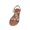 Gold, variant on Women's Summer New Large Size Rhinestone Flat Transparent One-line Strap Sandals Summer Sandals for Women Black 41