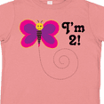 thumbnail image 4 of Inktastic 2nd Birthday I'm Two Girls Butterfly Girls Toddler T-Shirt, 4 of 5