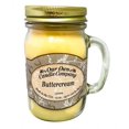 thumbnail image 1 of Our Own Candle Company Buttercream Scented 13 Ounce Mason Jar Candle, 1 of 10