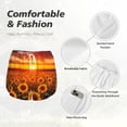 thumbnail image 4 of Sigee Sunset Golden Sunflower Field for Women's Athletic Shorts High Waisted Running Shorts Pocket Sporty Short Gym Elastic Workout Shorts-XX-Large, 4 of 7