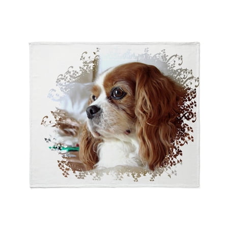 CafePress - Cavalier King Charles Spaniel Throw Blanket - Soft Fleece Throw Blanket 50 x60 for All Ages