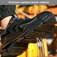 thumbnail image 6 of Steel Toe Cap Trainers Safety Trainers Mens Womens Non Slip Lightweight Safety Shoes Breathable Work Shoes Comfortable 5.5-10, 6 of 7