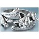 thumbnail image 2 of Anillos de animales de gato de la fortuna para hombres y mujeres, joyería de pareja, anillos de dedo ajustables, regalo del Día de San Valentín para hombres, amantes, Damas, niñas, niños, lindos, 2 of 4