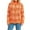 Saffron, variant on Women's Casual Cute Style Colorful Striped Plaid Contrast Color Knitted Pullover Sweater, Fun and Cozy, Perfect for Youthful Events and Winter Parties,Pink,L