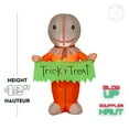 thumbnail image 2 of Halloween Inflatable Sam with "Trick 'r Treat" Banner, 2 of 5