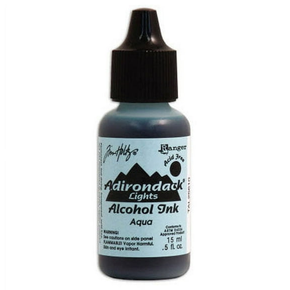Alcohol Ink Light Aqua .5Oz Bottle Dye