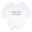 Cloud White, variant on - Daddy's Little Tree Surgeon Body Suit - Long Sleeve Cotton Baby Bodysuit