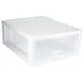 thumbnail image 3 of Sterilite 16 Qt Clear Stacking Storage Drawer Container (6 Pack) + 6 Qt (6 Pack), 3 of 7