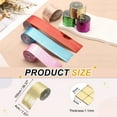 thumbnail image 2 of Uxcell 5x5mm Self Adhesive Mirrors Mosaic Tiles, 3200 Pcs Square Mini Glass Mosaic Disco Tile Sticker for DIY Craft Disco Ball Party Decoration, Gold Tone, 2 of 5
