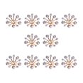 thumbnail image 4 of 10 Uds. de Adornos con de de Imitación, Flores con , Botones con Planas para Decoración para Fiesta de Boda Macarena Botón de perlas de diamantes de imitación, 4 of 8