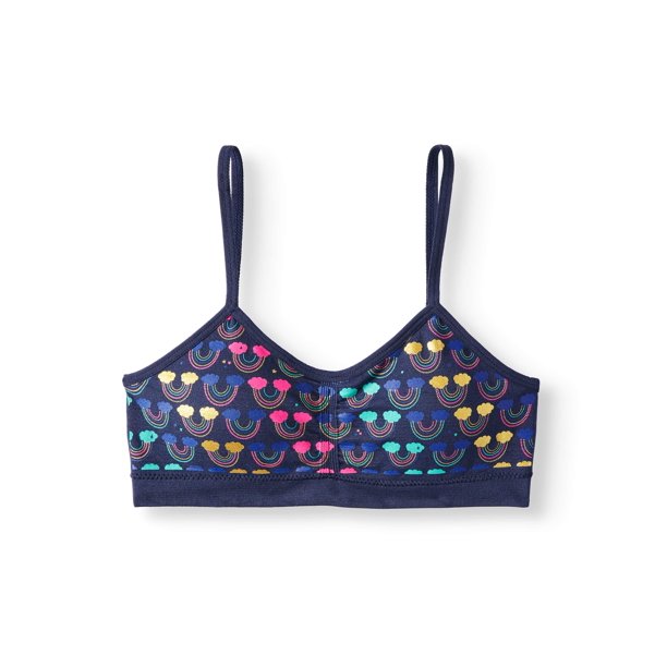 Maidenform - Maidenform Girls Seamless Ruched Crop Bra, (Little Girls & Big Girls) - Walmart.com