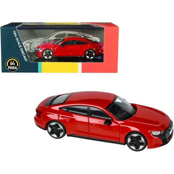 Paragon PA-55332 3 in. 1-64 Scale Audi RS e-tron GT Tango Diecast Model Car, Red