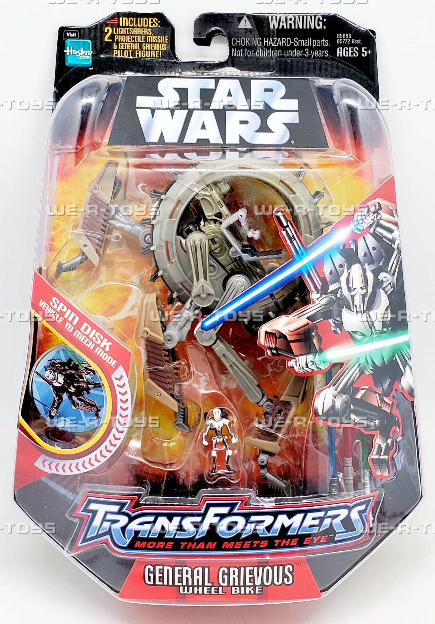 Star Wars Transformers Crossover General Grievous Wheel Bike
