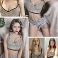 thumbnail image 2 of Women Glitter Diamond Rhinestone Push Up Bra Bustier Underwire Padded Spaghetti Strap Camisole Sexy Punk Corset Crop Top, 2 of 19