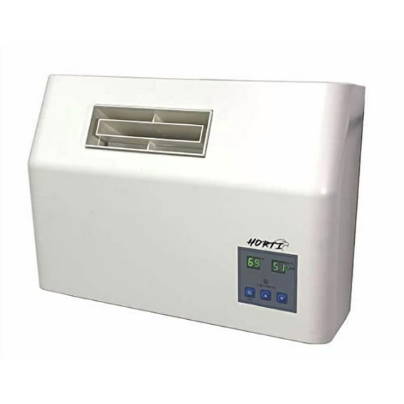 Horticat U80Pro Ultrasonic Mist 80 Pint Per Day Direct Connect Water Line Commercial Humidifier with Day/Night Modes, Humidistat and Remote Sensor - Grow Room, Garden, Industrial