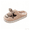 Khaki, variant on Willtoo House Slippers for Men Women Highland Cow Print Bedroom Fluffy Slippers Winter Soft Shoes Warm Slip on Slides