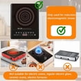 thumbnail image 5 of 2 PCS Thermochromic Silicone Induction Cooktop Protector Mat - Non-Slip Induction Cooktop Mat for Induction Cookware, 5 of 5