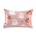 thumbnail image 7 of Yayeee Pillowcase Standard Size Set of 2 Satin Wrinkle Resistant Pillow Case, Pink Cartoon Halloween, 7 of 7