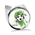 thumbnail image 1 of Jugar futbol Deportes Futbol Anillo de compromiso de boda de amor ajustable Unbranded  M, 1 of 3