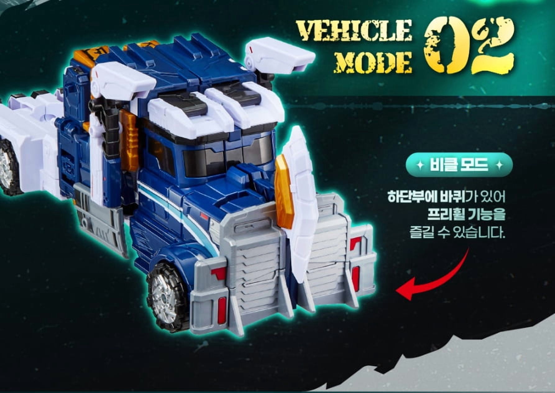 Miniforce Dino Commander – Transforming Truck & Dinosaur Robot Toy with Weapon Accessories