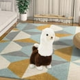 thumbnail image 3 of Juguete electrónico de alpaca, simulación de animal que canta y camina para niños de 3, 4 y 5 años. Café, 3 of 8