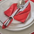 thumbnail image 5 of Polished D Shape Metal Napkin Holders for Wedding Dining and Elegant Tableware, 5 of 5