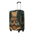 thumbnail image 2 of Salouo Surreal Meditating Cat Pattern Travel Dust-proof Suitcase Cover, Softside Suitcase Protector Luggage Cover Protector for 18-32inch ,Not Included Suitcase, 2 of 8