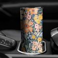 thumbnail image 3 of 20oz Pioneer Flower Skinny Tumblers Stainless Steel Tumbler with Lid and Straw,Vacuum Insulated Double Wall Travel Tumbler Cups with Cleaning Brush for Coffee,Tea, 3 of 6