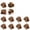 Brown-12 Pcs, variant on Meng 12 Pcs Mini Hair Claw Clips,Small Non-Slip Hair Clips for Women Girls,Strong Hold Jaw Clips for Thick Thin Hair,Hair Accessories for Half Updo,Ponytail