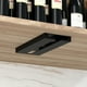 thumbnail image 3 of Debajo del gabinete estante para copas de vino debajo del estante soporte para copas colgador de almacenamiento de gafas, 3 of 7