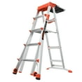 thumbnail image 2 of Little Giant Select Step, 5-8 ft, 300 lbs Rated, Aluminum Adjustable Stepladder with AirDeck, 2 of 11