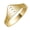 Gold, variant on Golden Gate California Bridge Stainless Steel Ring Cityscape Architect Jewelry