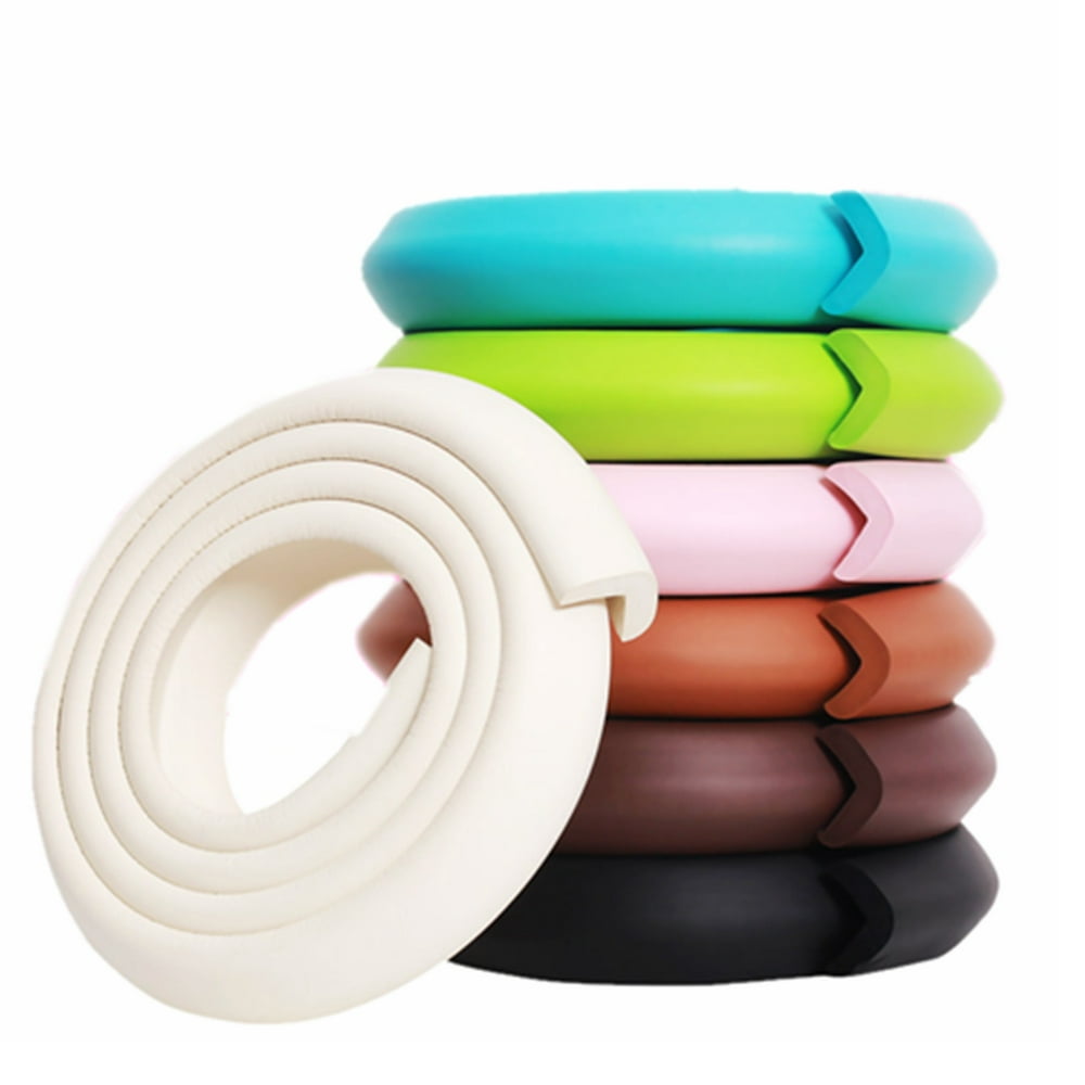 M2cbridge 6.5Ft L Shape Extra Thick Soft Strip Baby Safety Foam Bumper