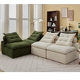 thumbnail image 5 of Corduroy Modular Sofa, 4 Seats, No Armrests, DIY / Ideal for Creating Reading Nooks, 5 of 5