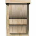 thumbnail image 2 of 8"W x 8"D x 12"H Ridgewood Rough Sawn Corbel w/Backplate, Douglas Fir, 2 of 9