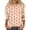 15# Beige, variant on Christmas Shirts for Women Soft 3/4 Sleeve Crewneck T Shirts Funny Xmas Trees Graphic Tees Party Work Tops