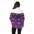 thumbnail image 4 of FORMRS Womens Scarf Winter Soft Long Big Warm Shawls Wrap Tassel Scarves, Love in The Clouds, 4 of 9