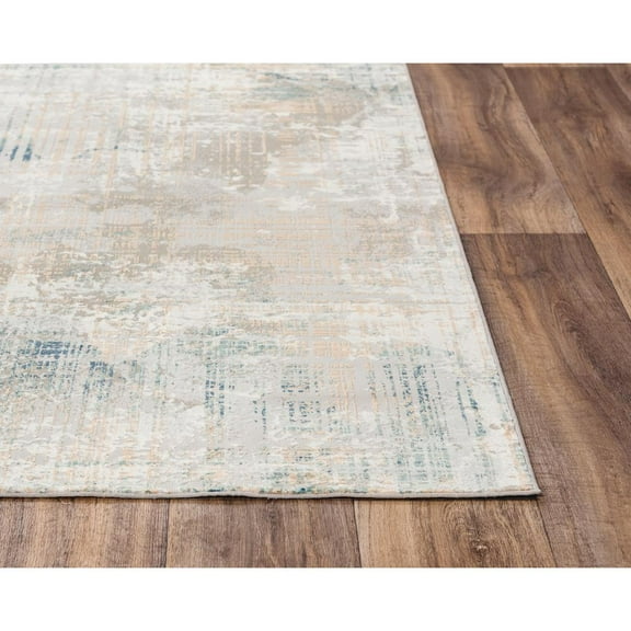 Alora Decor Glamour 8'6" x 11'10" Ivory / Gray /Ivory / Gray Area Rug