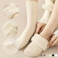 thumbnail image 3 of Saturatione Socks, Winter Thermal Socks, Women Warm Wool Sock Thick Winter Thermal, Moisture Wicking and Breathable Cozy(3pairs-g), 3 of 7